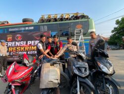 Bus Pengangkut Motor Curian Dihentikan di Palimanan, 23 Unit Diamankan